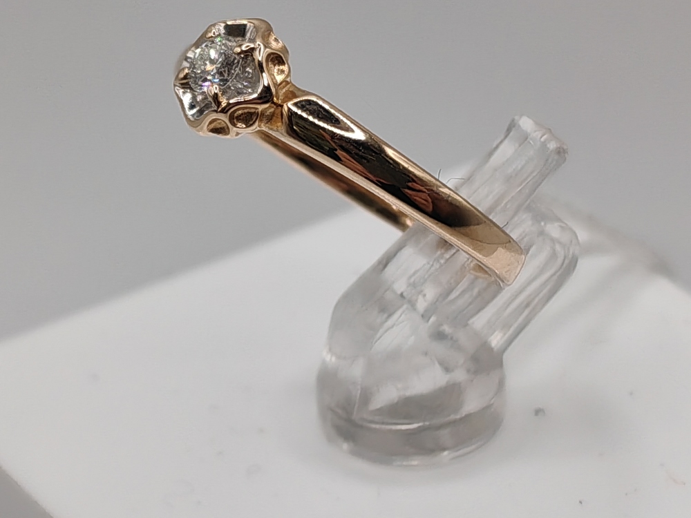 КОЛЬЦО БРИЛЛИАНТ Au 585