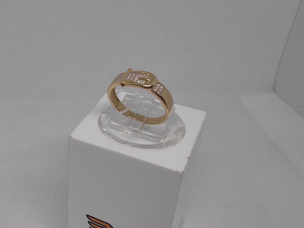 КОЛКМИ585 КОЛЬЦО С КАМНЯМИ (Au 585)