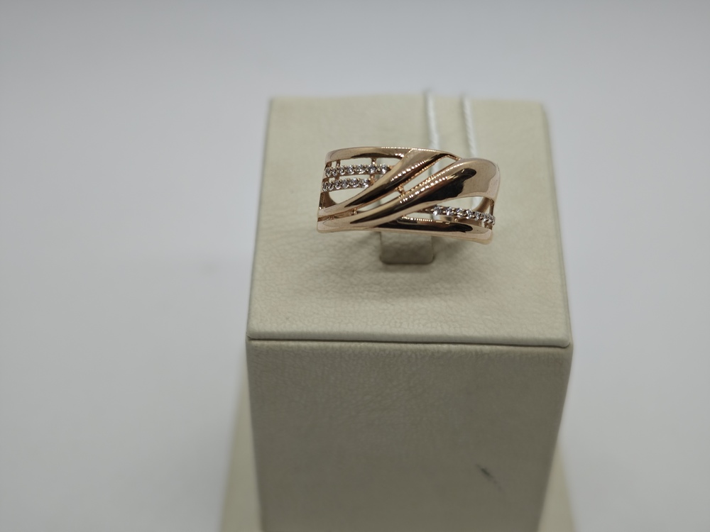 КОЛКМИ585 КОЛЬЦО С КАМНЯМИ (Au 585)