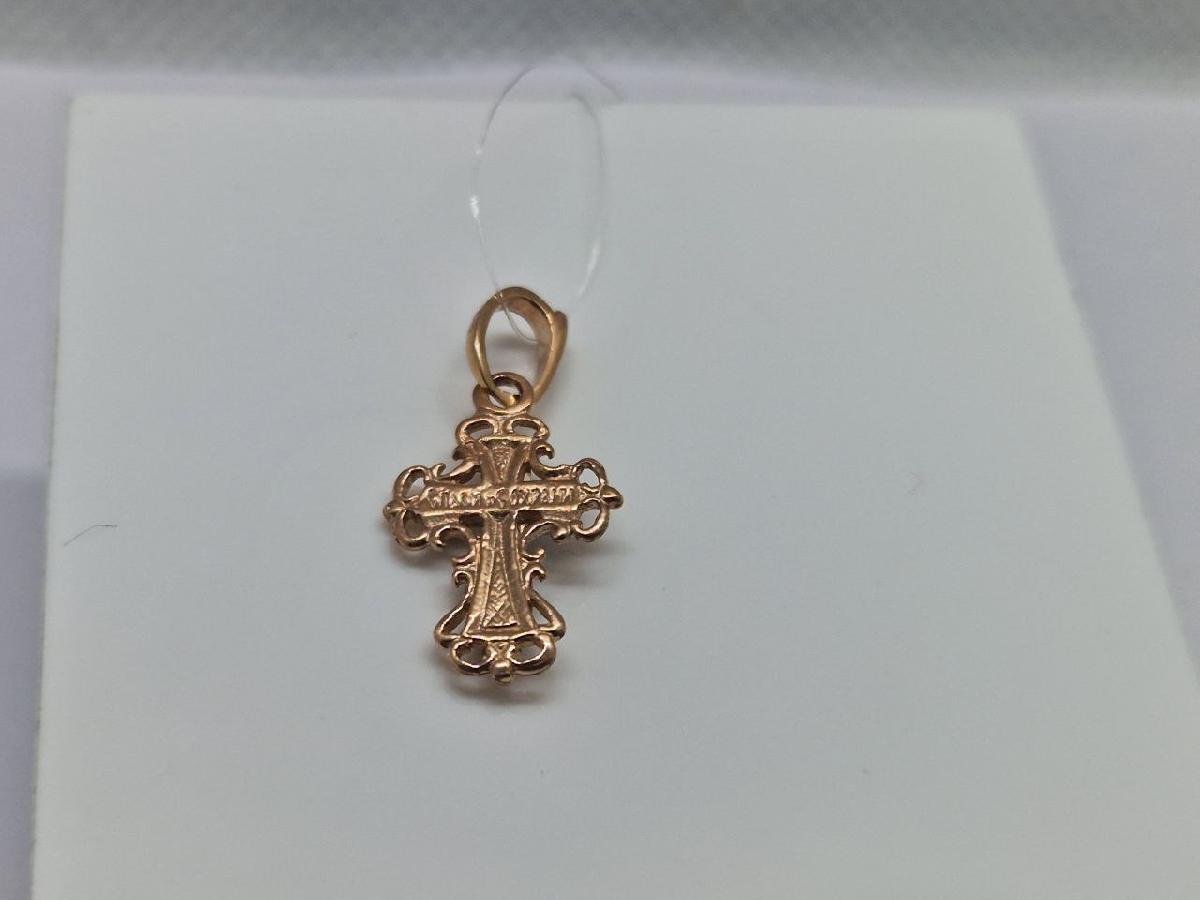 810-00302-10-00-00-00 ПОДВЕСКА КРЕСТ без камня (Au 585) 810-00302-10-00-00-00 ПОДВЕСКА КРЕСТ без камня (Au 585)