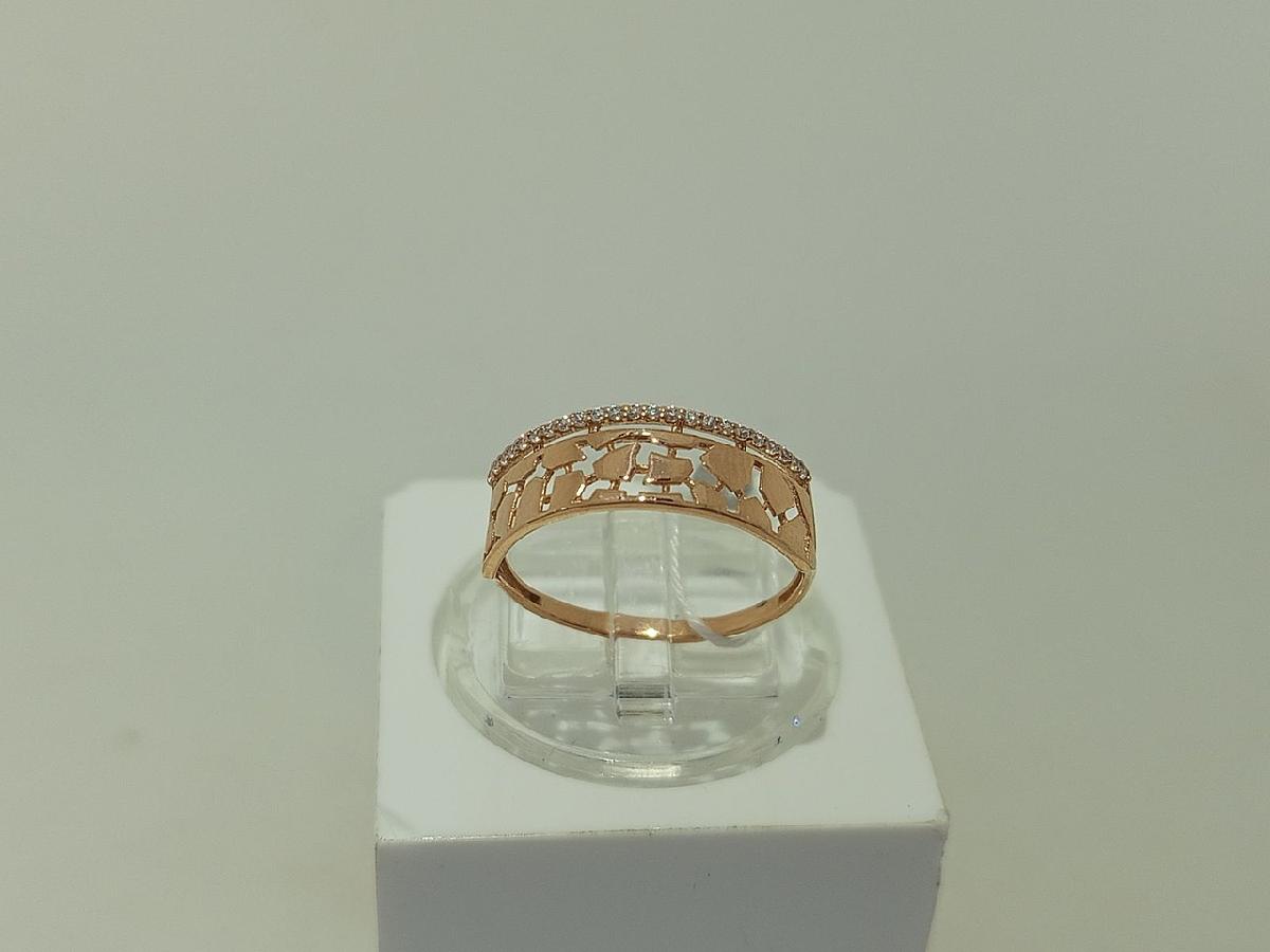 КОЛКМИ585 КОЛЬЦО С КАМНЯМИ (Au 585)