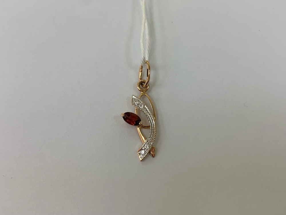 ПОДКМИ585 ПОДВЕСКА С КАМНЯМИ (Au 585)