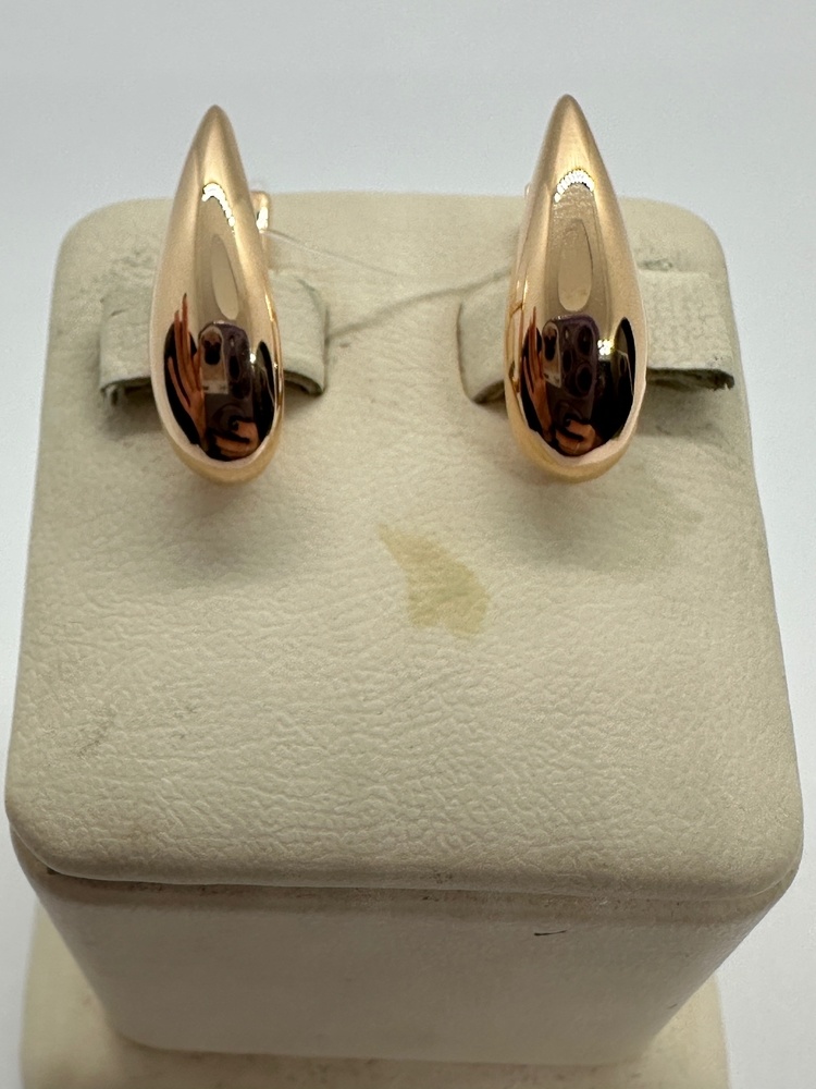 СЕРЬГИ БЕЗ КАМНЯ (Au 585)