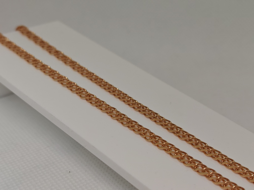 ЦЕПЬ ПОЛНОВЕСНАЯ Ромб двойной (Au 585)