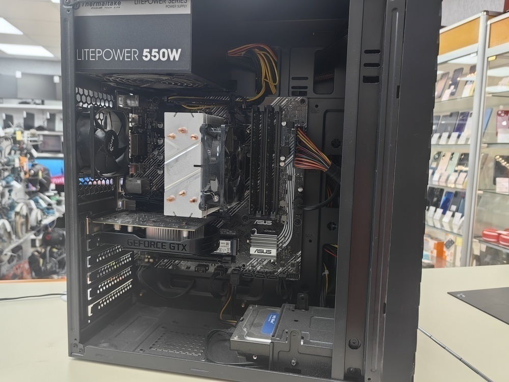 Системный блок Aero Cool; I5-10400F, GeForce GTX 1650, 16 Гб, 512 GB, Нет