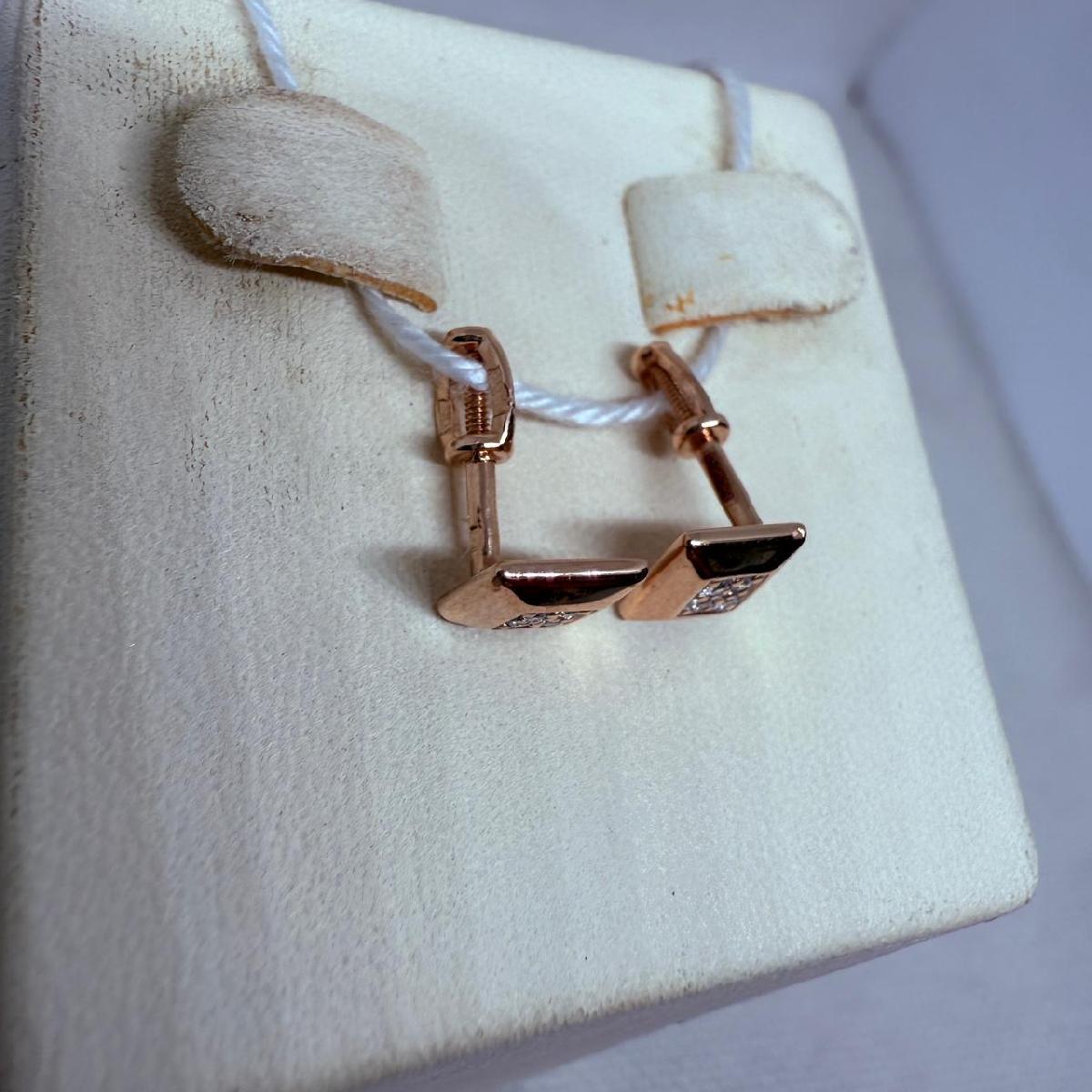 СПУС585 СЕРЬГИ ПУСЕТЫ (Au 585)