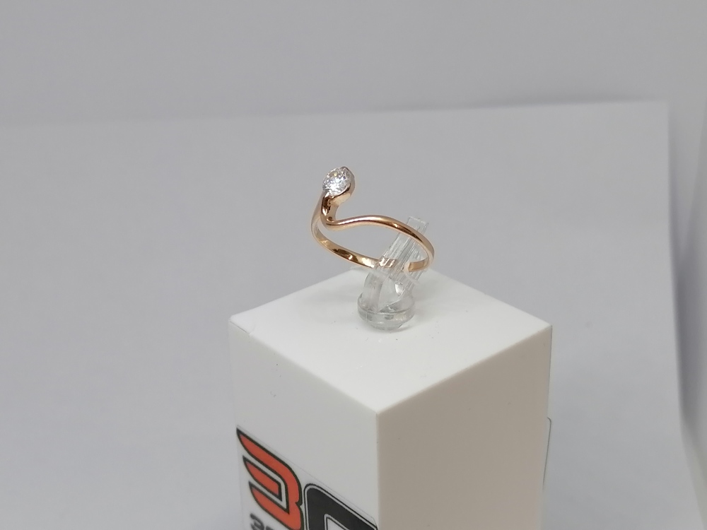 КОЛЬЦО С КАМНЕМ (Au 585)