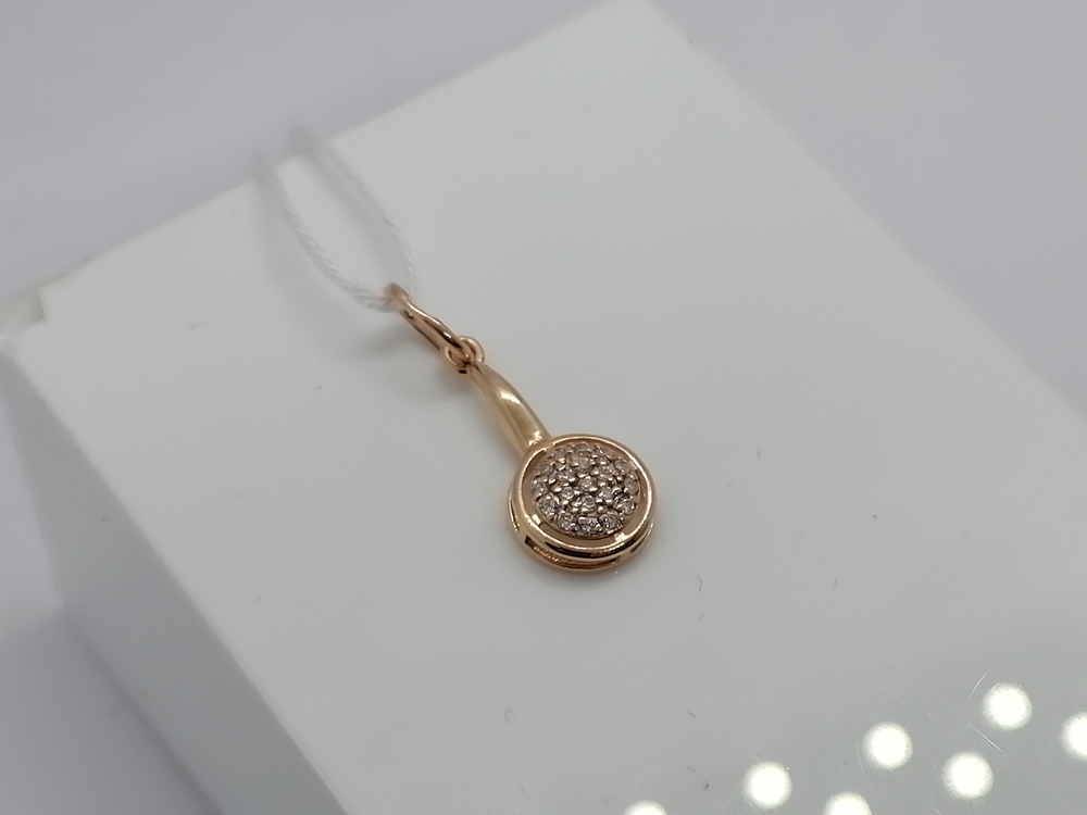 ПОДКМИ585 ПОДВЕСКА С КАМНЯМИ (Au 585) ПОДКМИ585 ПОДВЕСКА С КАМНЯМИ (Au 585)