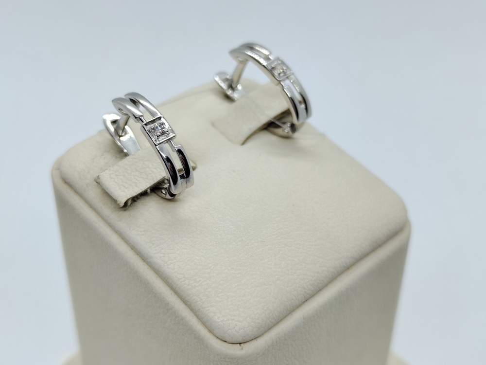 СЕРЬГИ БРИЛЛИАНТ (Ag 925) СЕРЬГИ БРИЛЛИАНТ (Ag 925)