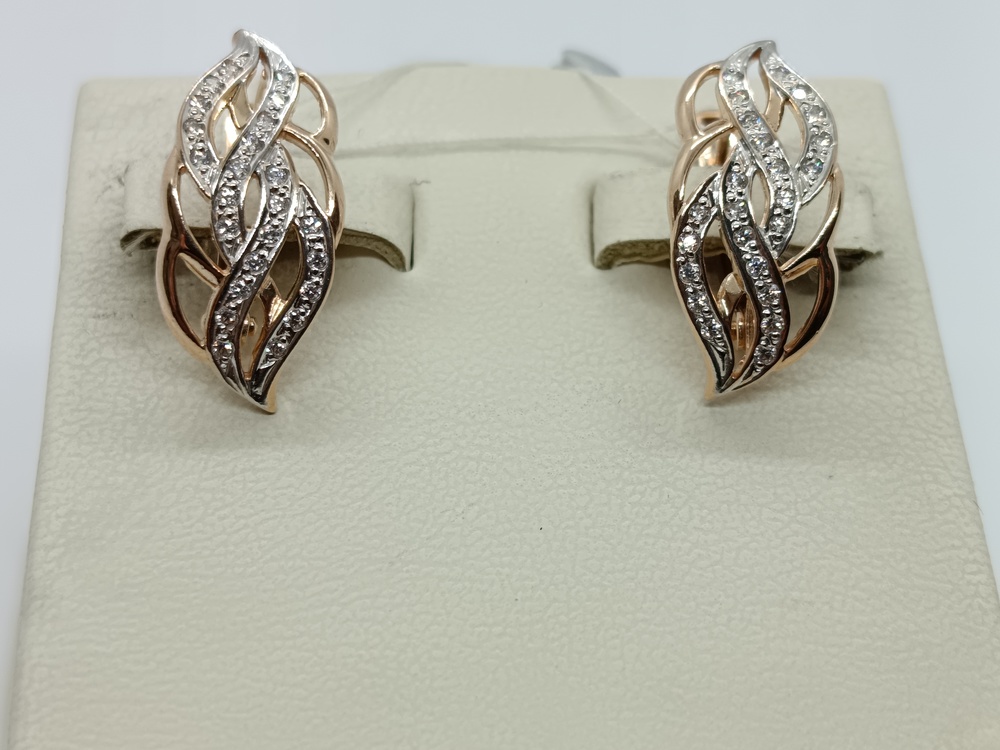 СЕРЬГИ С КАМНЯМИ (Au 585)