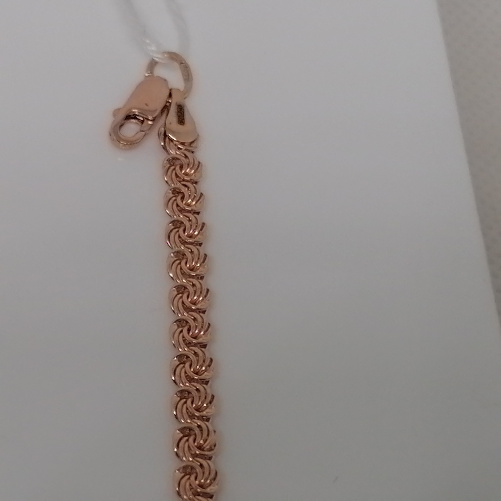 БРАСЛЕТ ПОЛНОВЕСНЫЙ Роза Au 585