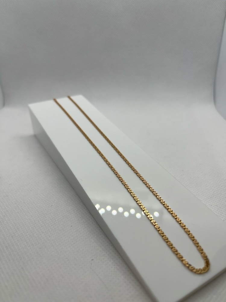 ЦЕПЬ ПОЛНОВЕСНАЯ Птичий глаз(глаз пантеры) (Au 585)