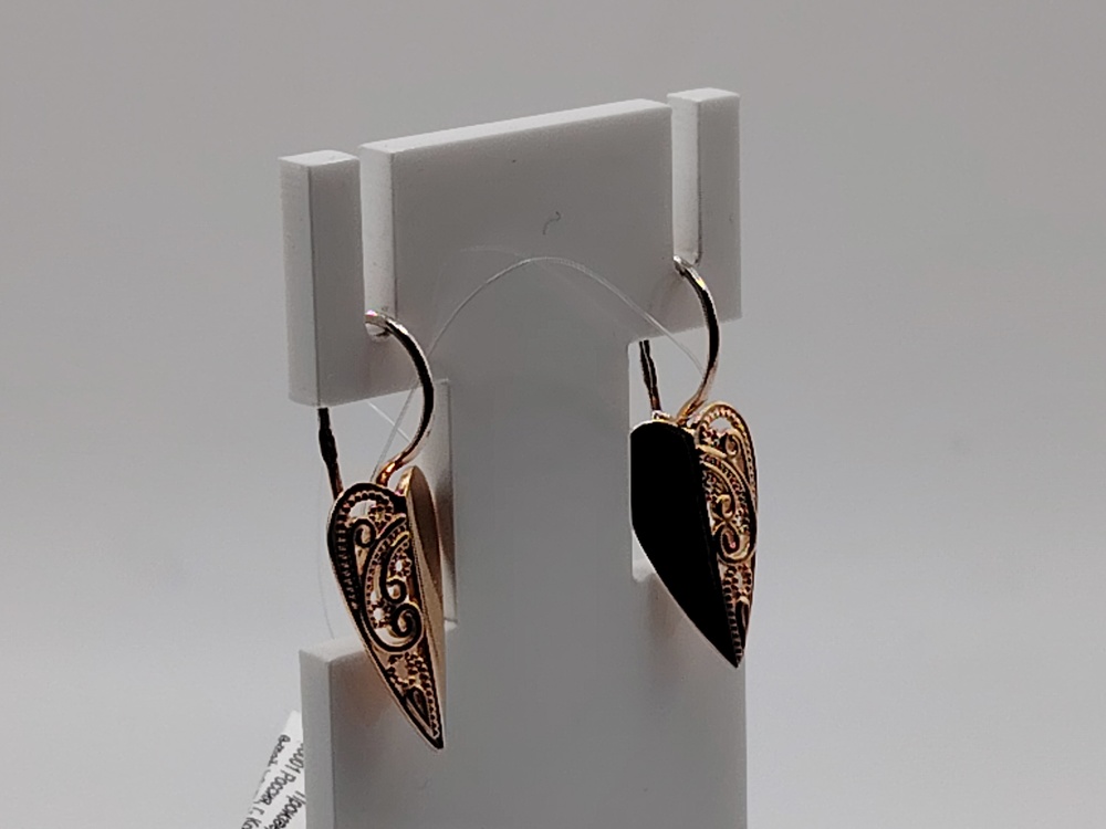 СЕРЬГИ БЕЗ КАМНЯ (Au 585)