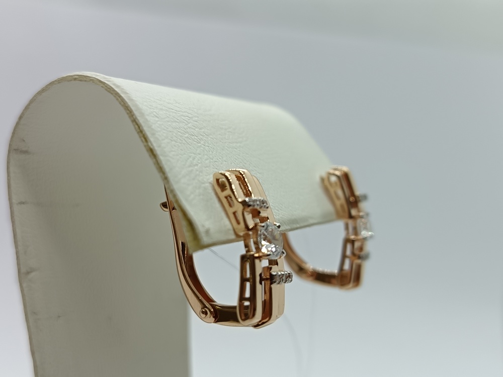 СЕРЬГИ С КАМНЯМИ (Au 585)