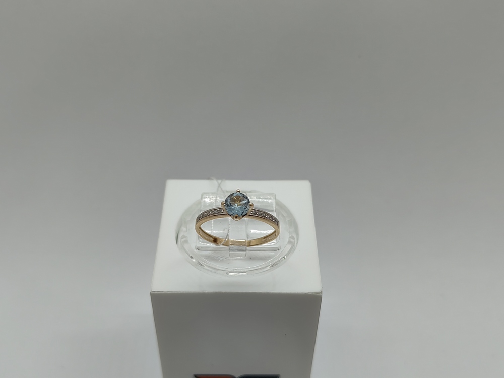 КОЛЬЦО С КАМНЯМИ (Au 585)