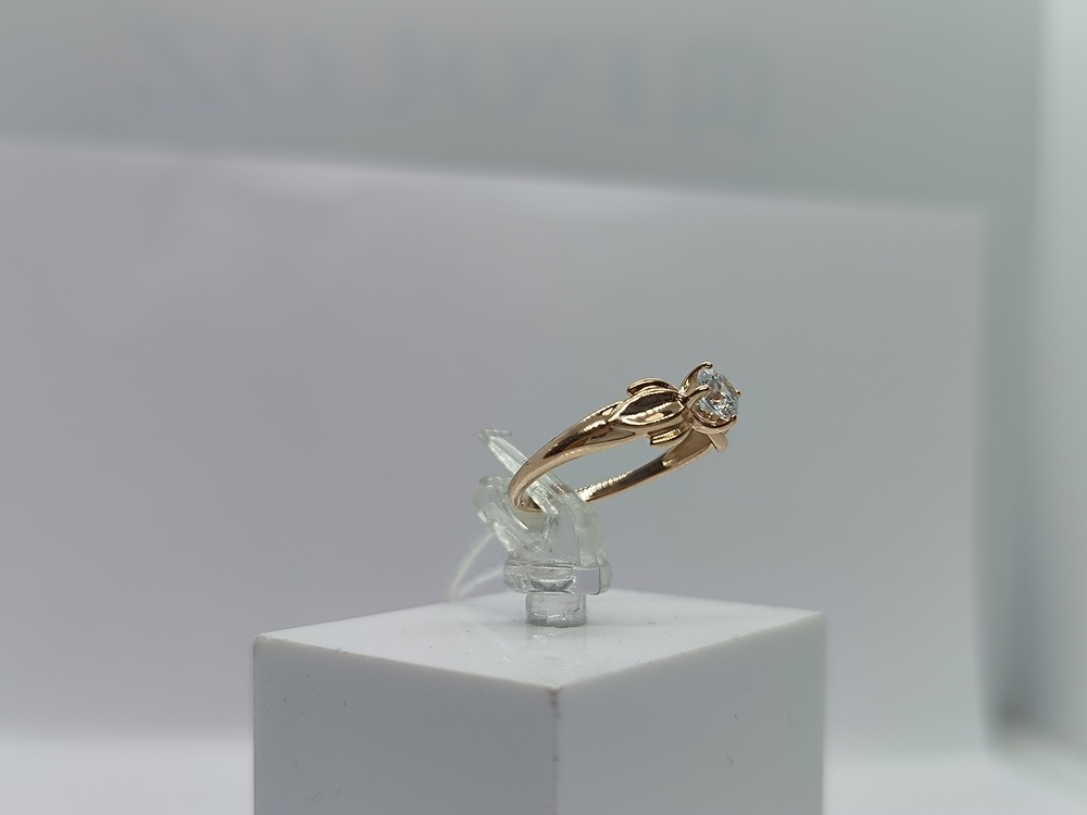 КОЛЬЦО С КАМНЕМ (Au 585)