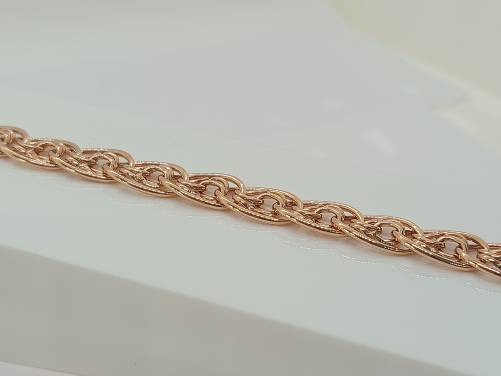 БРАСЛЕТ ПУСТОТЕЛЫЙ Нона бисмарк (Au 585)