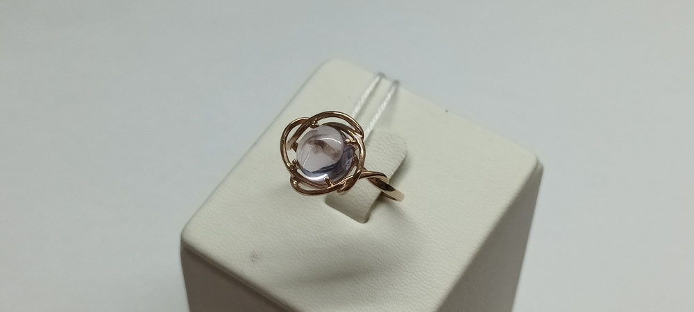 КОЛКМ585 КОЛЬЦО С КАМНЕМ (Au 585)