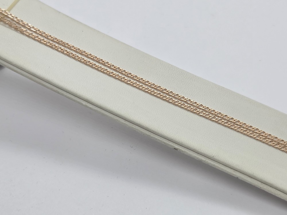 ЦЕПЬ ПОЛНОВЕСНАЯ Ромб двойной (Au 585)