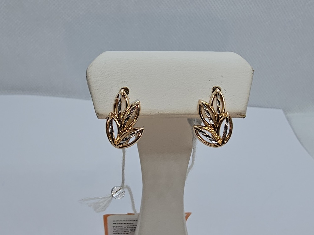 СБКМ585 СЕРЬГИ БЕЗ КАМНЯ (Au 585)