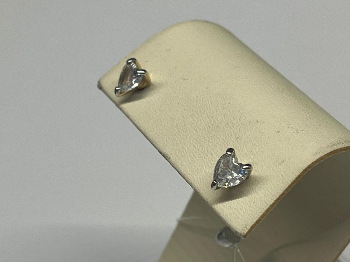 СЕРЬГИ ПУСЕТЫ с камнем (Au 585)