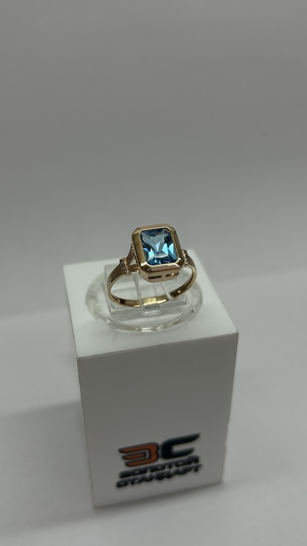 КОЛКМИ585 КОЛЬЦО С КАМНЯМИ (Au 585)