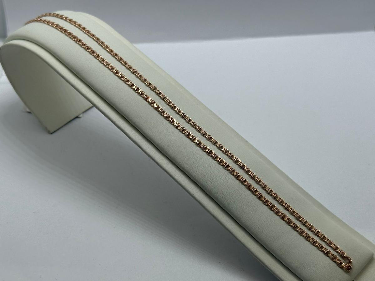 ЦЕПЬ ПУСТОТЕЛАЯ Бисмарк (Au 585) ЦЕПЬ ПУСТОТЕЛАЯ Бисмарк (Au 585)