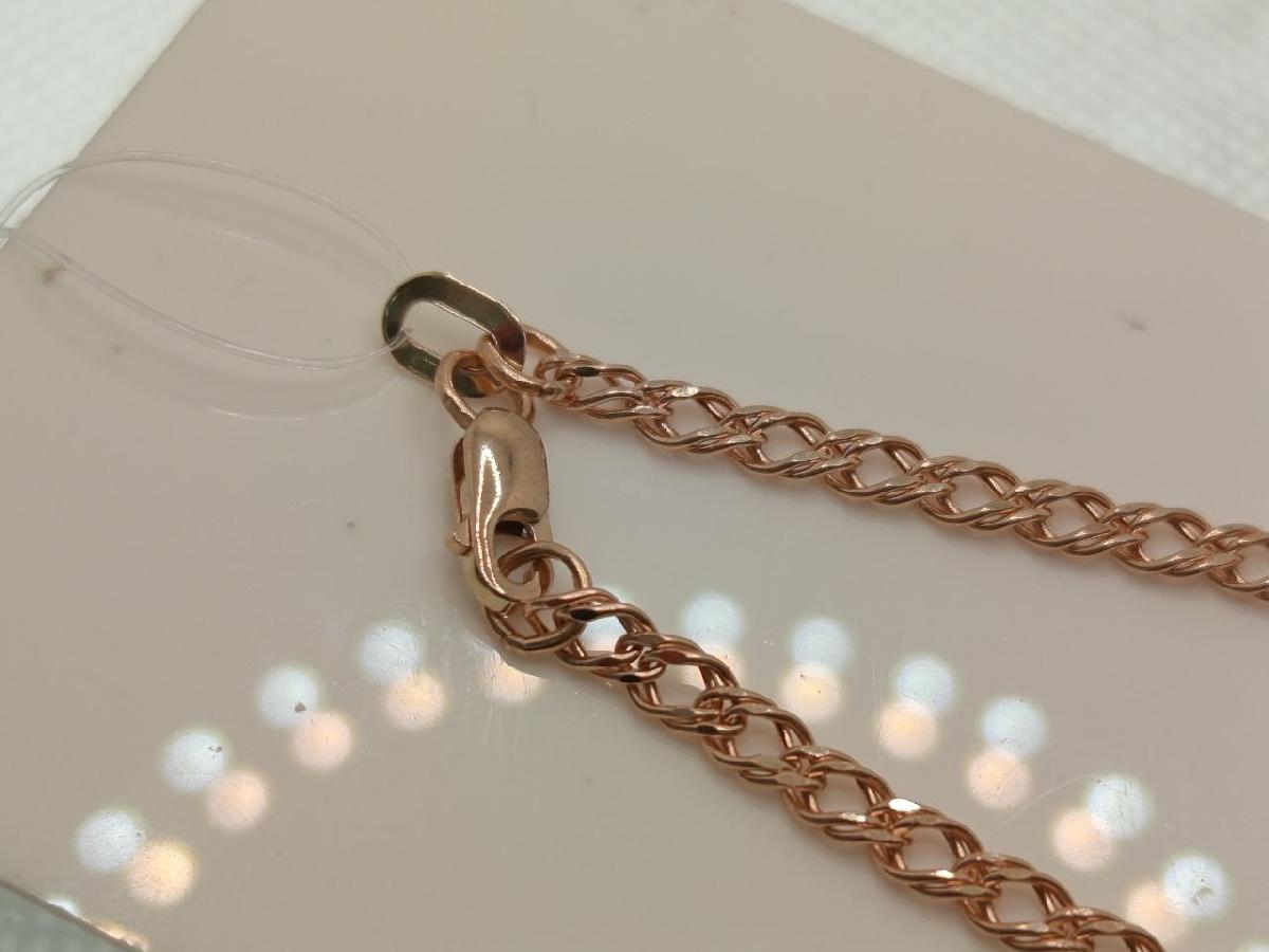 НЦ 12-076ПГ ЦЕПЬ ПУСТОТЕЛАЯ Ромб двойной (Au 585)