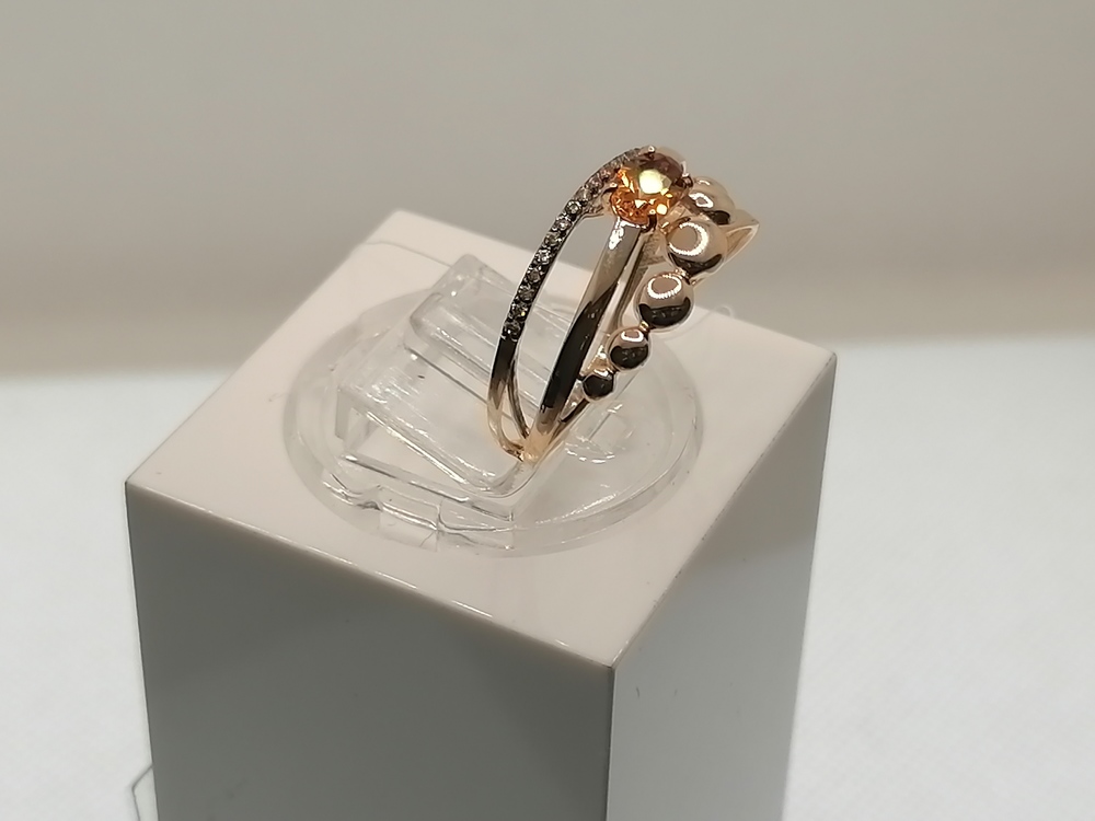 КОЛЬЦО ЦИТРИН (Au 585)