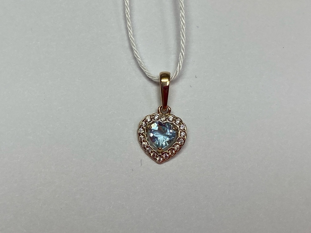 ПОДКМИ375 ПОДВЕСКА С КАМНЯМИ (Au 375)