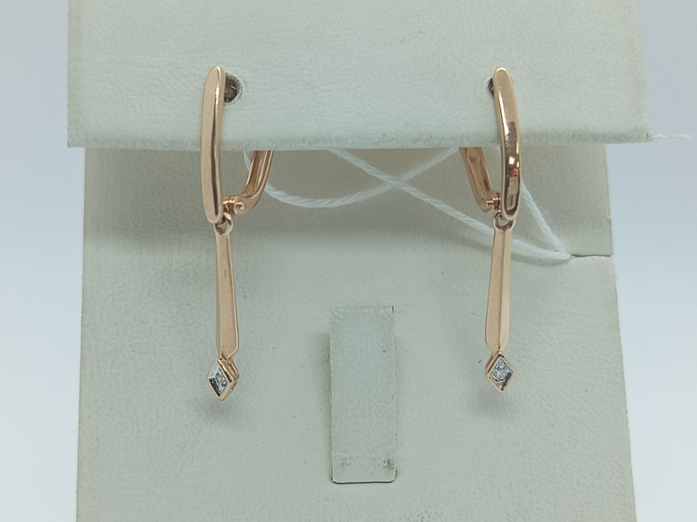 СЕРЬГИ БРИЛЛИАНТ (Au 585)