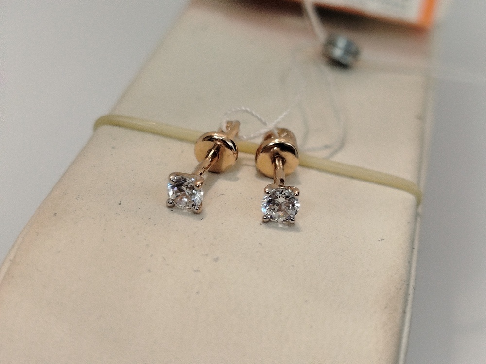 СЕРЬГИ ПУСЕТЫ (Au 585)