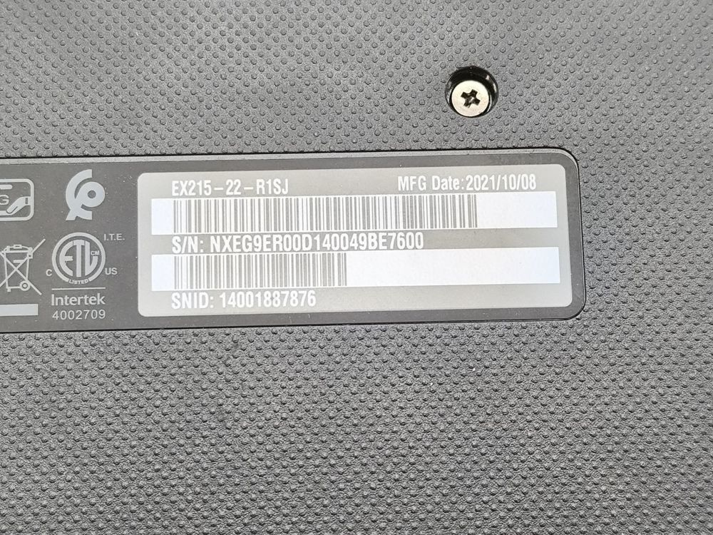 Ноутбук Acer; Ryzen 5 3500U, Radeon Vega 8, 8 Гб, 240 Гб, Нет