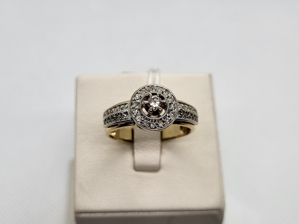 КОЛЬЦО БРИЛЛИАНТ Au 585