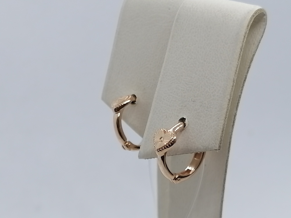 СЕРЬГИ БЕЗ КАМНЯ (Au 585)