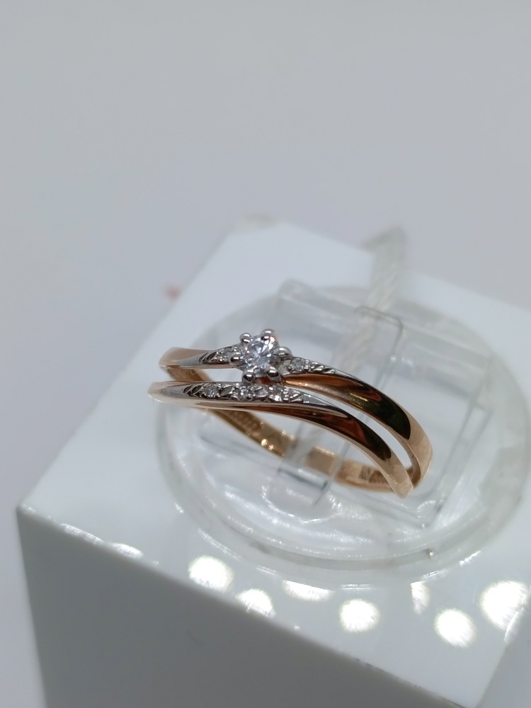 КОЛЬЦО БРИЛЛИАНТ Au 585