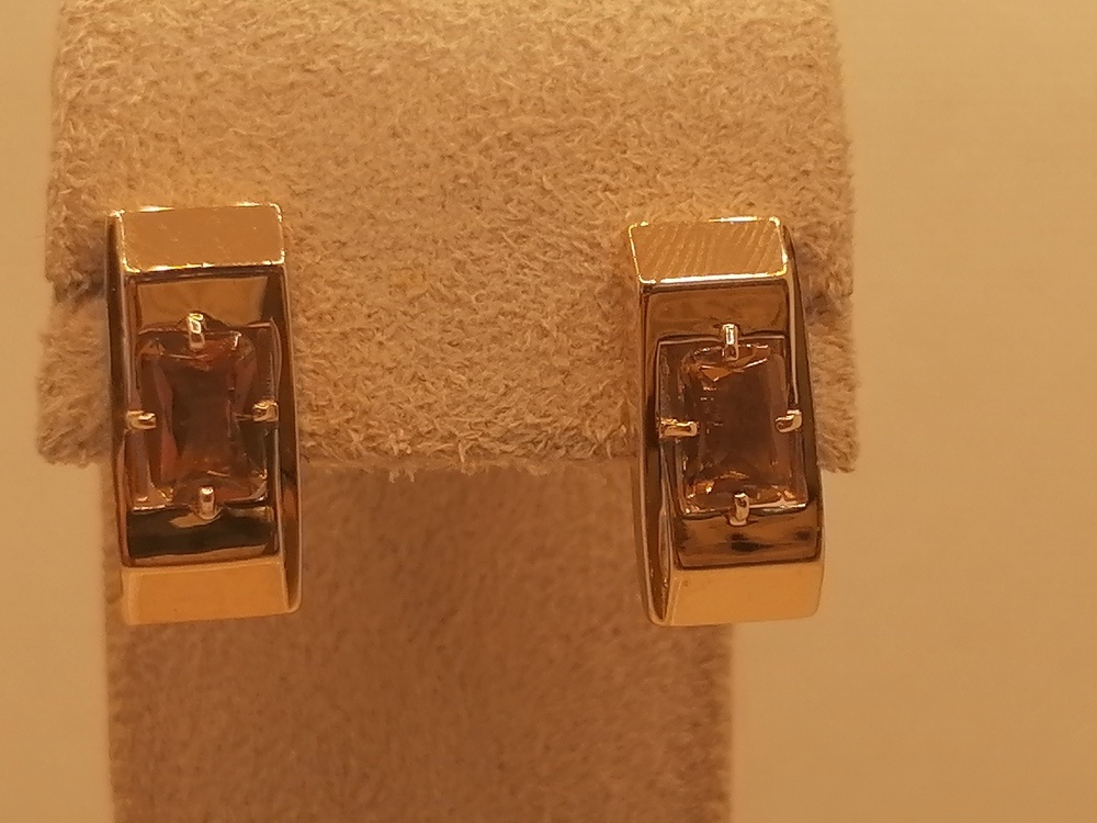 СЕРЬГИ С КАМНЯМИ (Au 585)