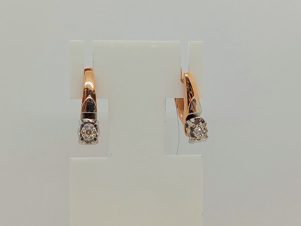 СЕРЬГИ БРИЛЛИАНТ (Au 585)