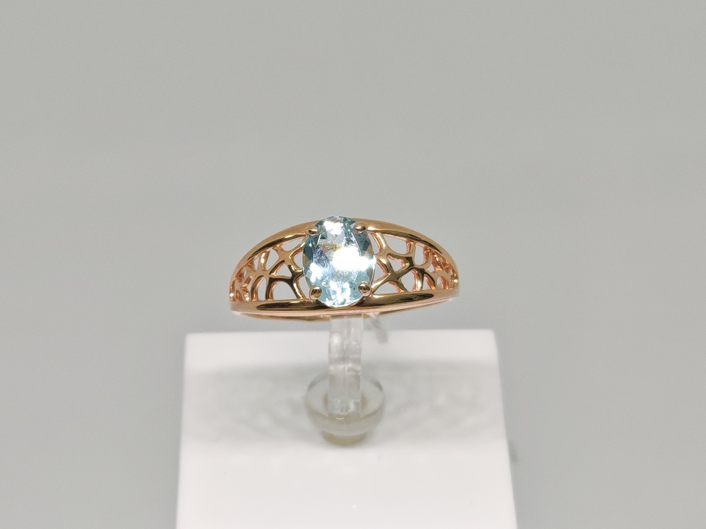 КОЛКМ585 КОЛЬЦО С КАМНЕМ (Au 585)