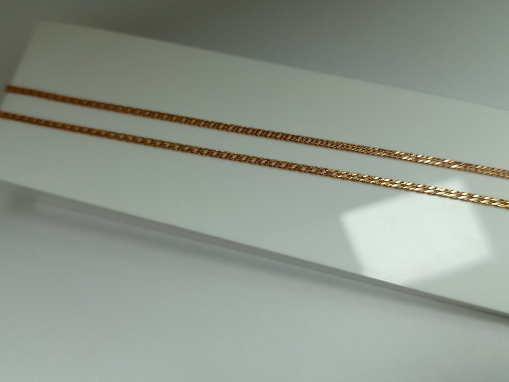 ЦЕПЬ ПОЛНОВЕСНАЯ Ромб двойной (Au 585)