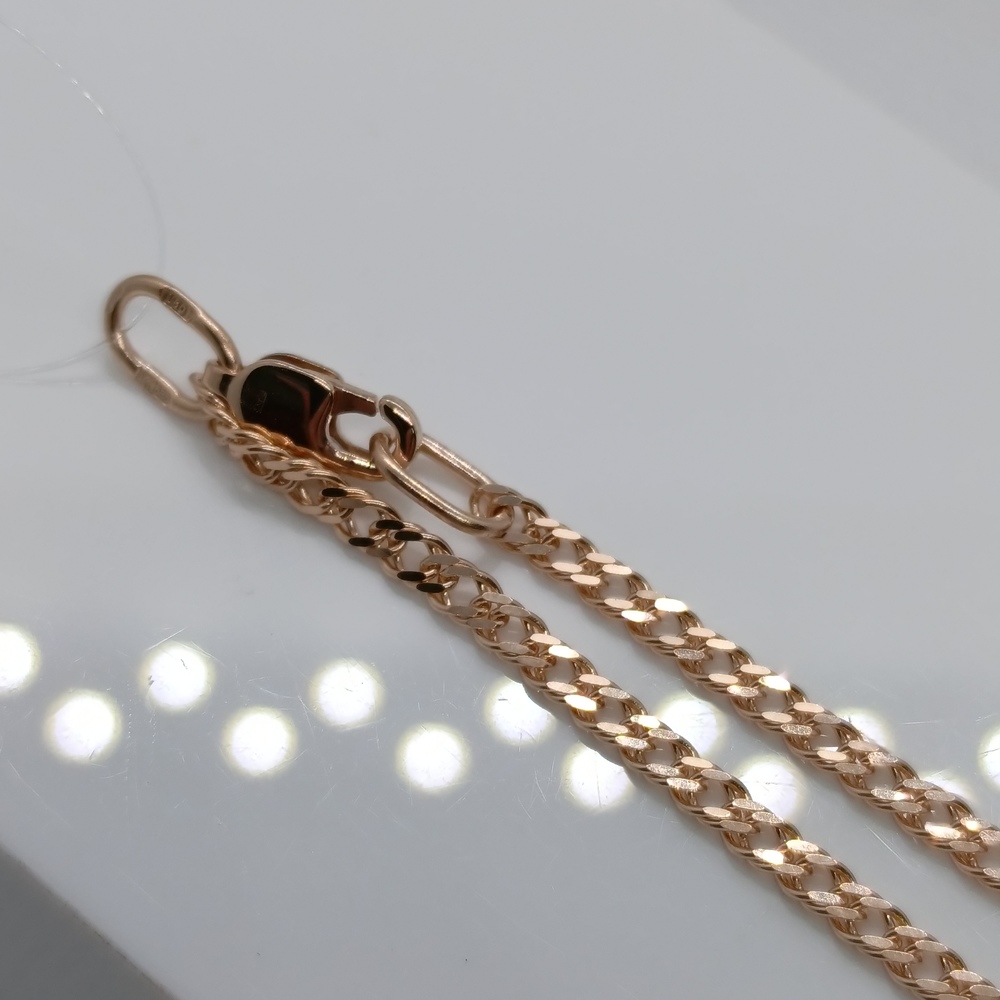 ЦЕПЬ ПОЛНОВЕСНАЯ Ромб двойной (Au 585)