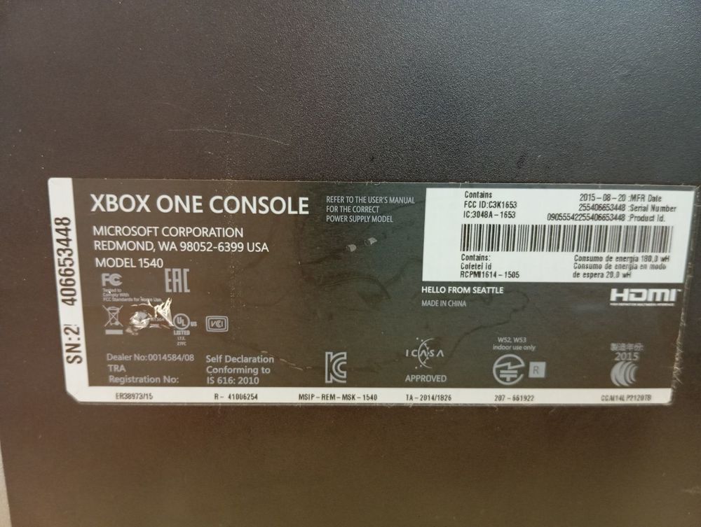 Игровая приставка Xbox One 500Gb