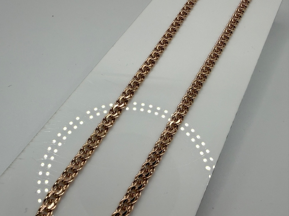 ЦЕПЬ ПУСТОТЕЛАЯ Бисмарк (Au 585)