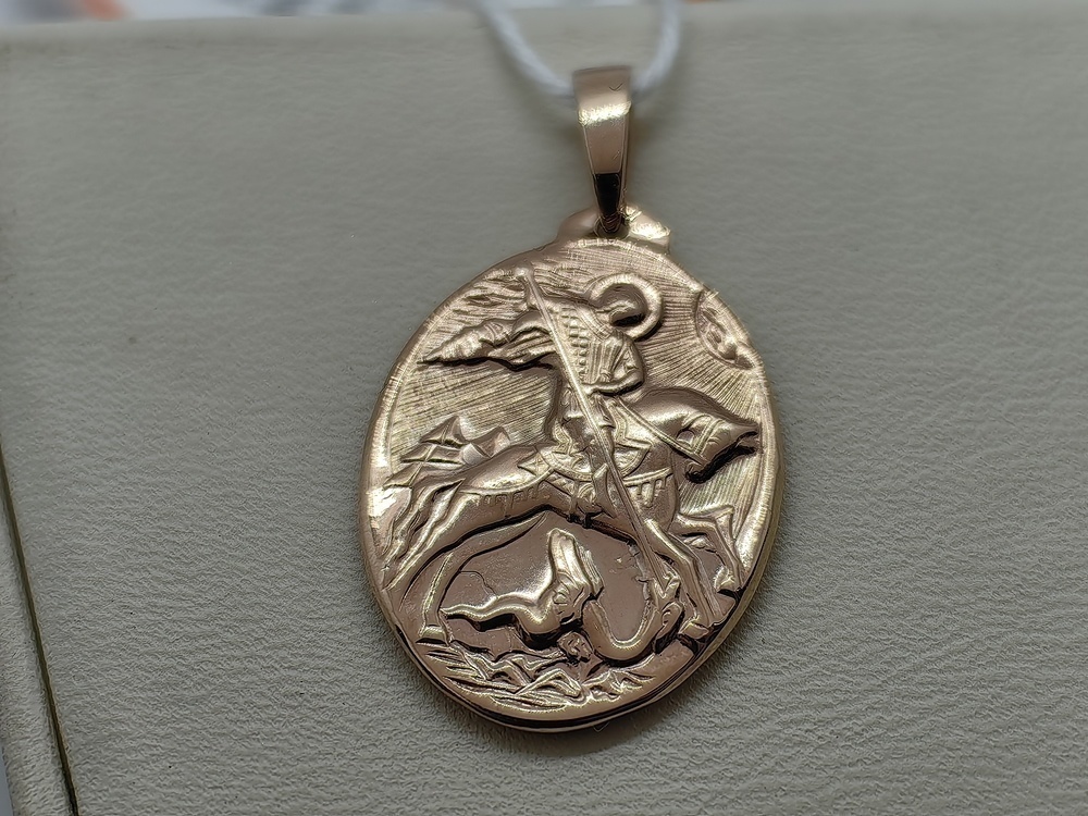 ПОДИБК585 ПОДВЕСКА ИКОНА БЕЗ КАМНЯ (Au 585)