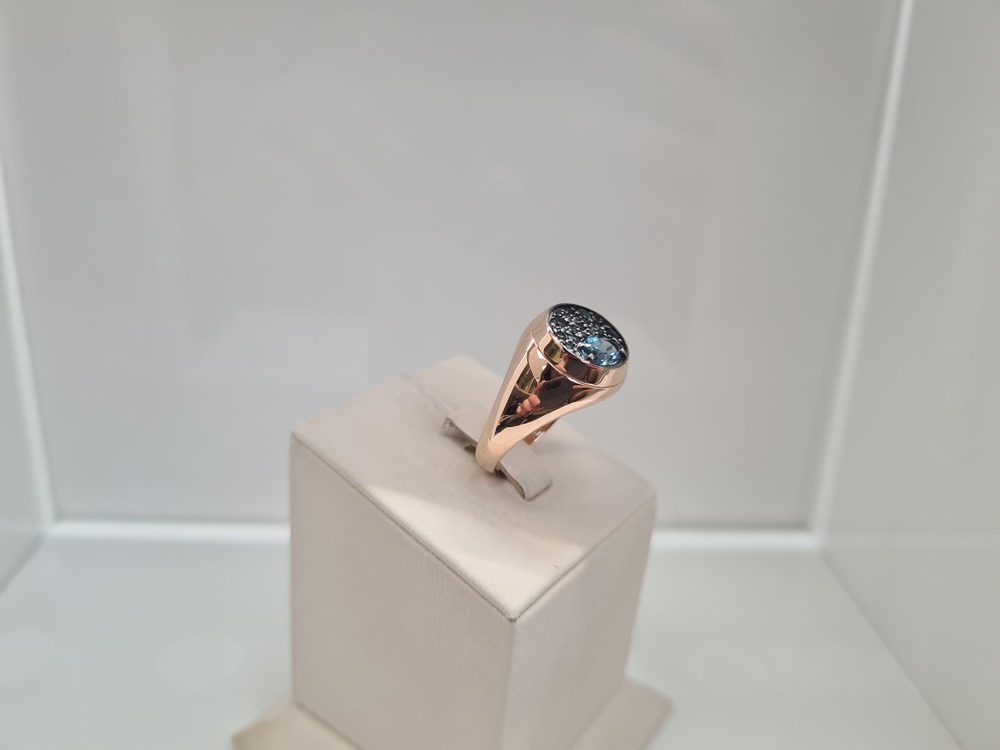 КОЛЬЦО ЛОНДОН-ТОПАЗ (Au 585)