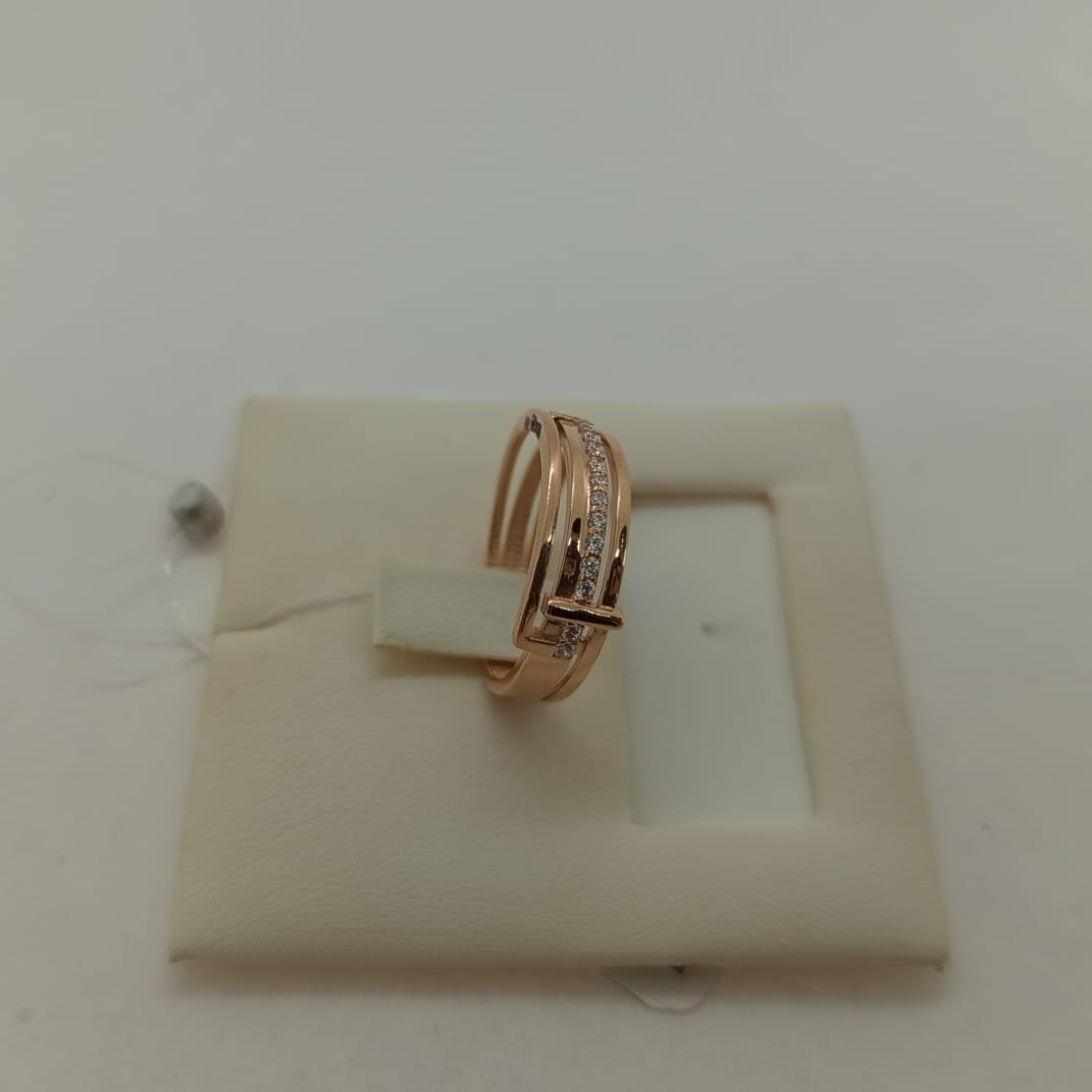 КОЛЬЦО С КАМНЯМИ (Au 585)