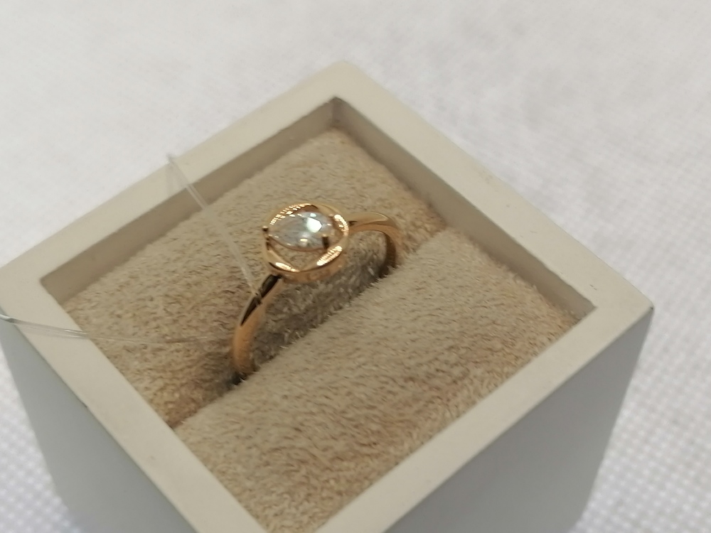 КОЛЬЦО С КАМНЕМ (Au 585)