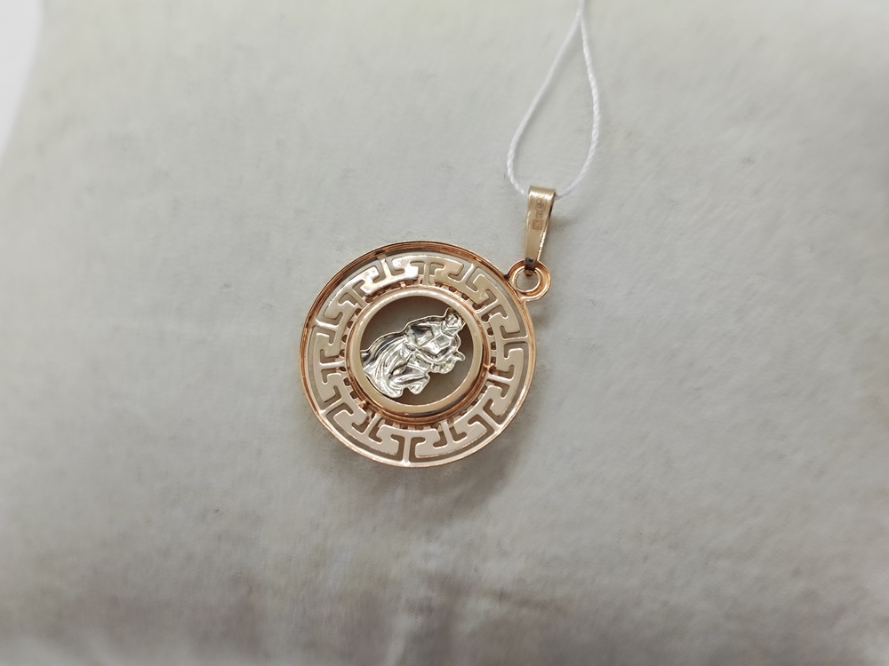 КрСВП/лев/Ф ПОДВЕСКА ЗНАК ЗОДИАКА ЛЕВ (Au 585)