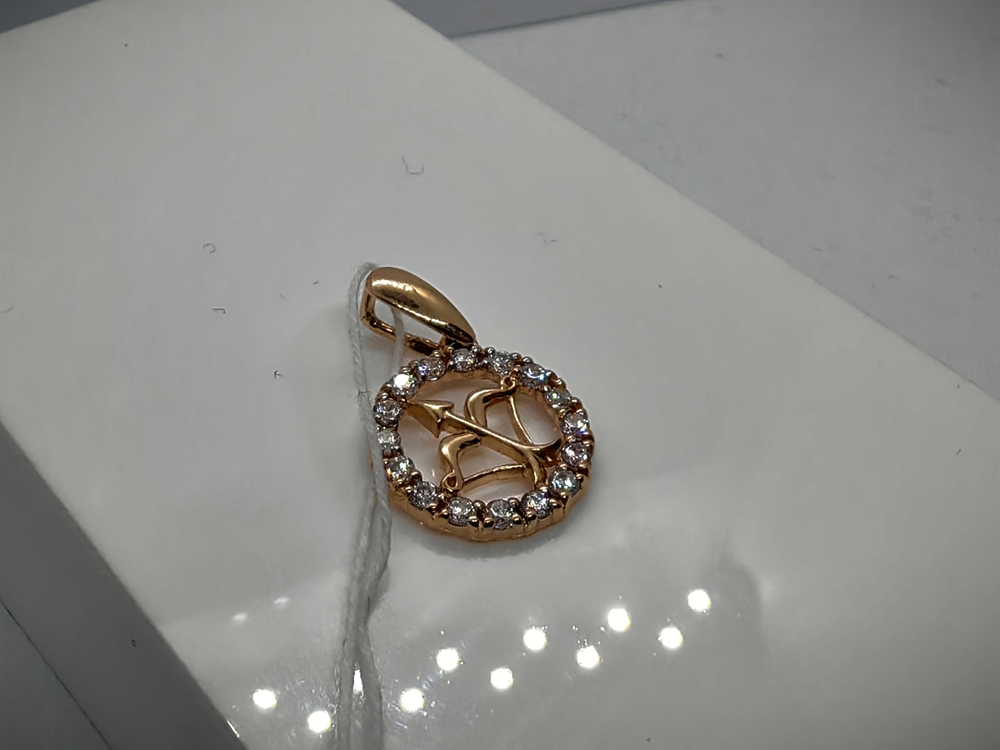 ПОДВЕСКА С КАМНЯМИ (Au 585)