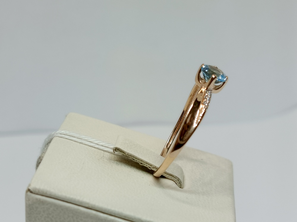 КОЛКМИ585 КОЛЬЦО С КАМНЯМИ (Au 585)